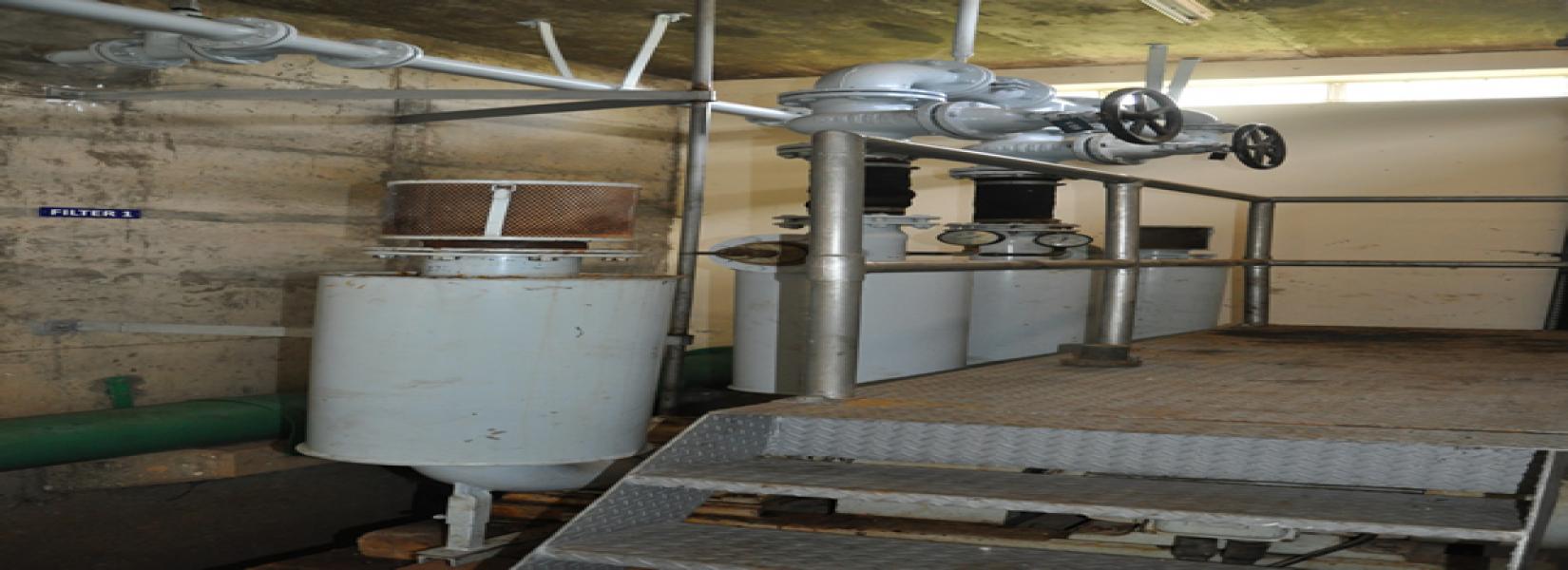 Chemical Dozing room at Kapolet Treatment works Kitale